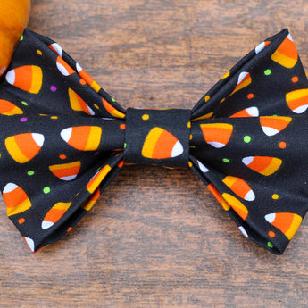 Candy Corn Dog Bow Tie