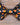 Candy corn dog bow tie