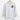 Ash gray Cavalier King Charles Spaniel sweatshirt on a wood clothes hanger. Sweatshirt features a Cavalier face printed on the left chest in black.