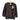 Brown Cavalier King Charles Spaniel sweatshirt on a wood clothes hanger. Sweatshirt features a Cavalier face printed on the left chest in white.
